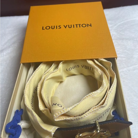Louis Vuitton Monogram Brown Reversible Belt with Gold Buckle - Picture 10 of 10